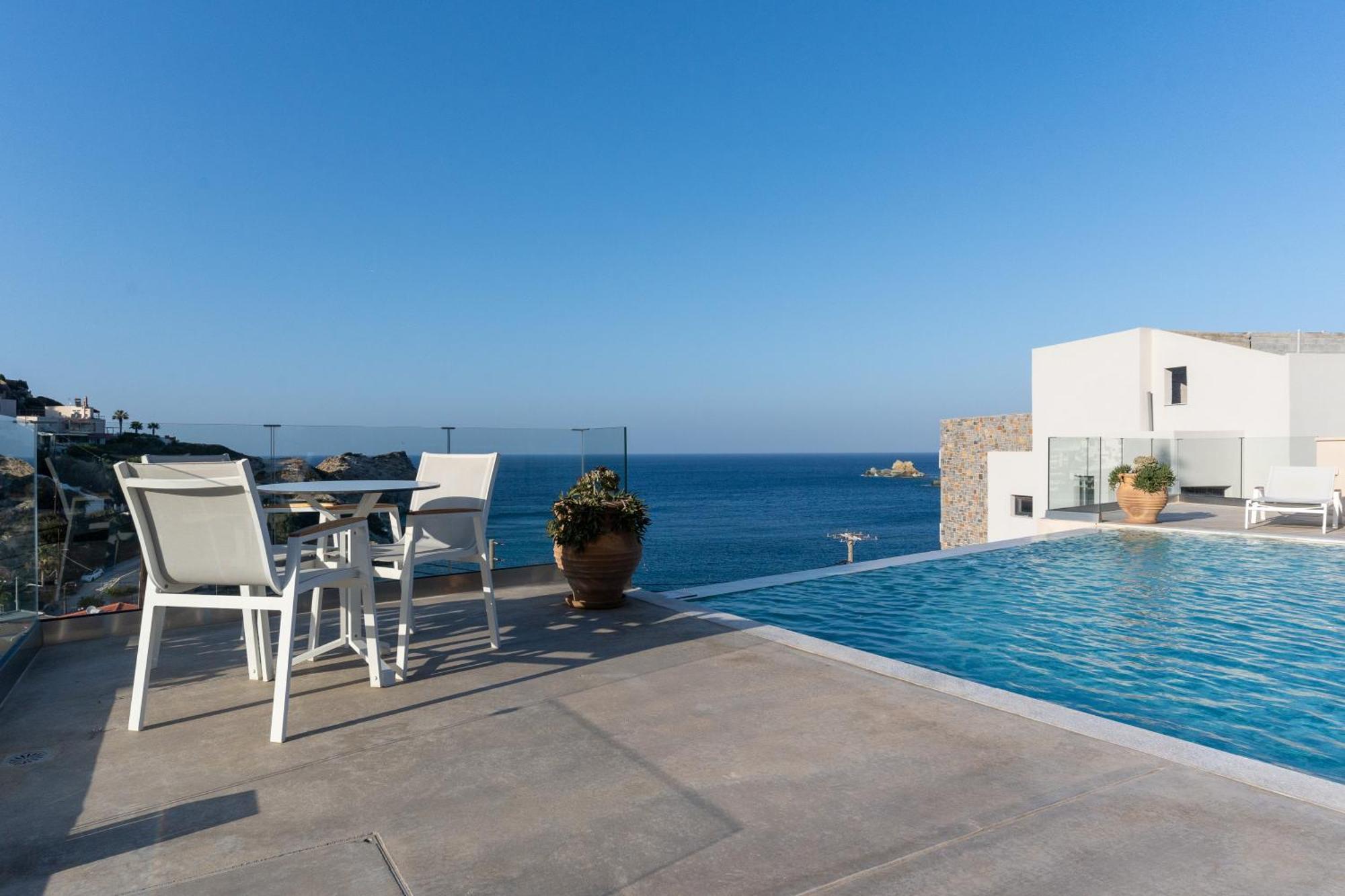 Amazing View Villa Aliki With Infinity Pool & Spa Ligaria  Exterior foto