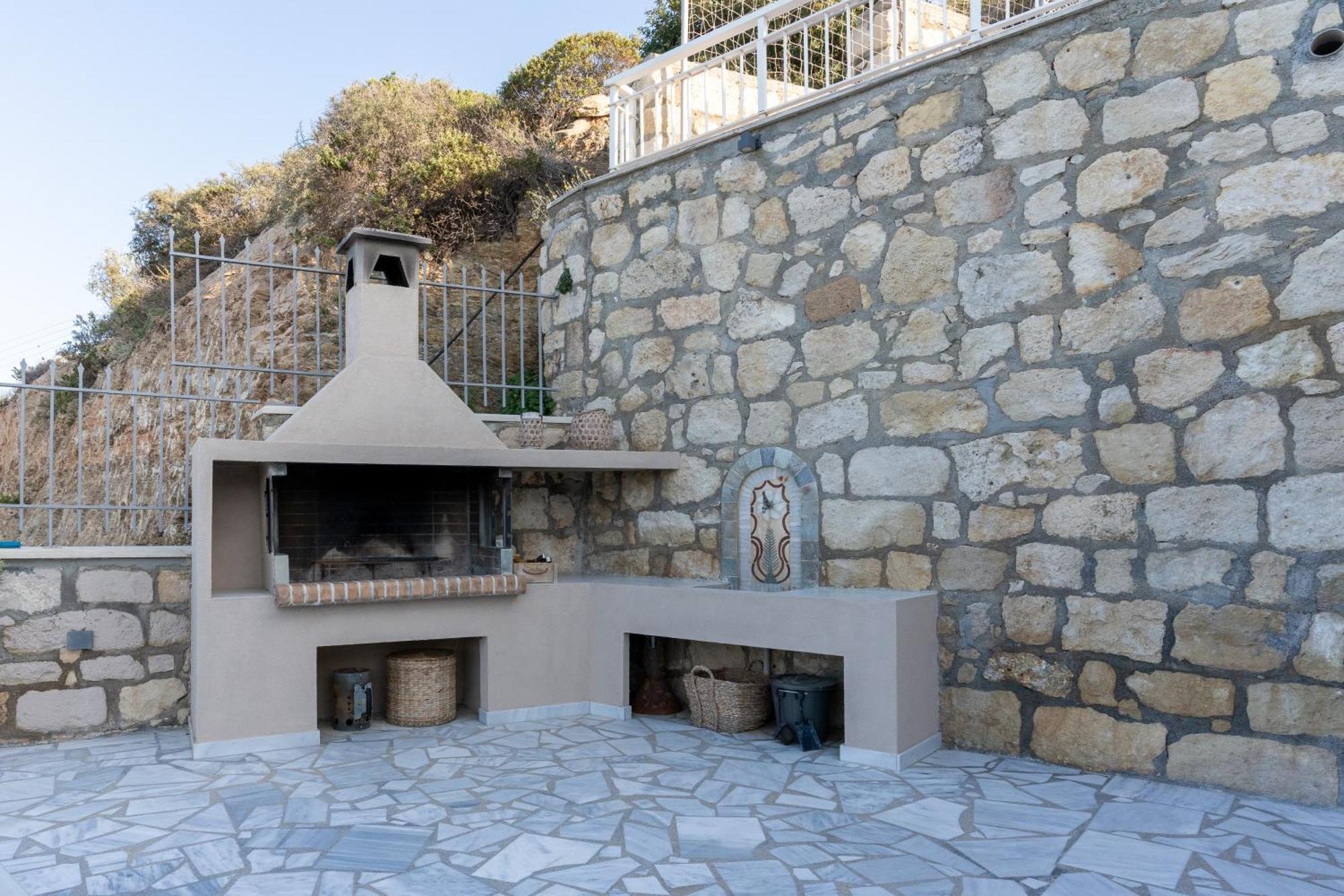 Amazing View Villa Aliki With Infinity Pool & Spa Ligaria  Exterior foto
