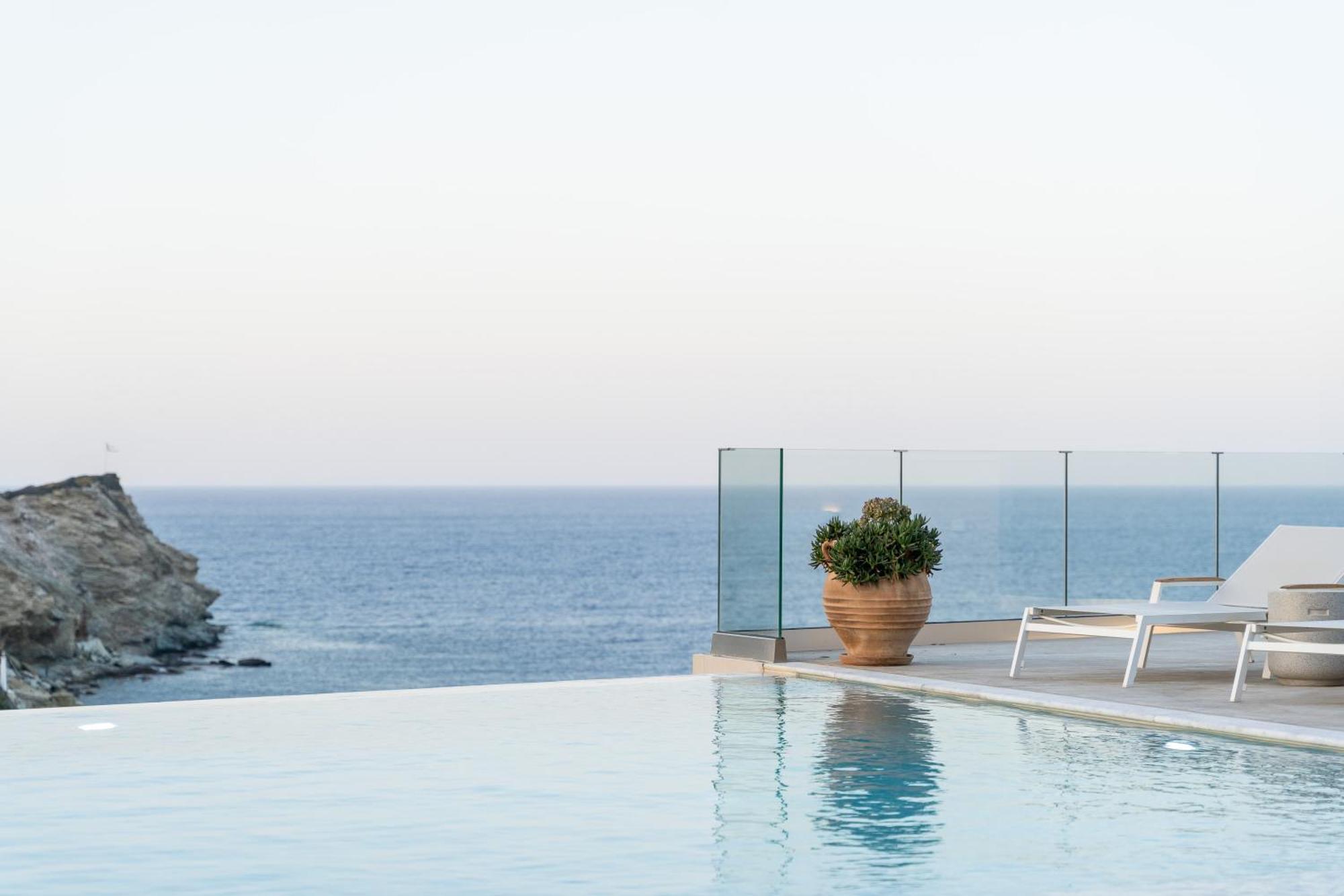 Amazing View Villa Aliki With Infinity Pool & Spa Ligaria  Exterior foto