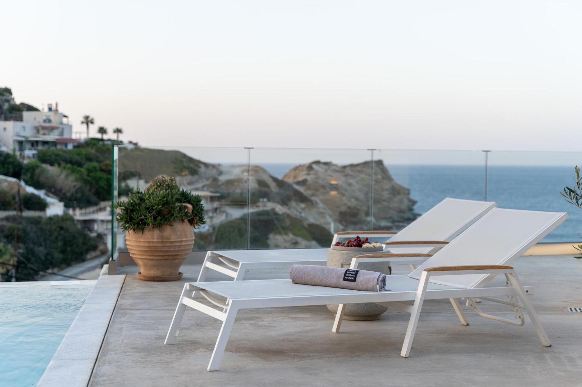 Amazing View Villa Aliki With Infinity Pool & Spa Ligaria  Exterior foto
